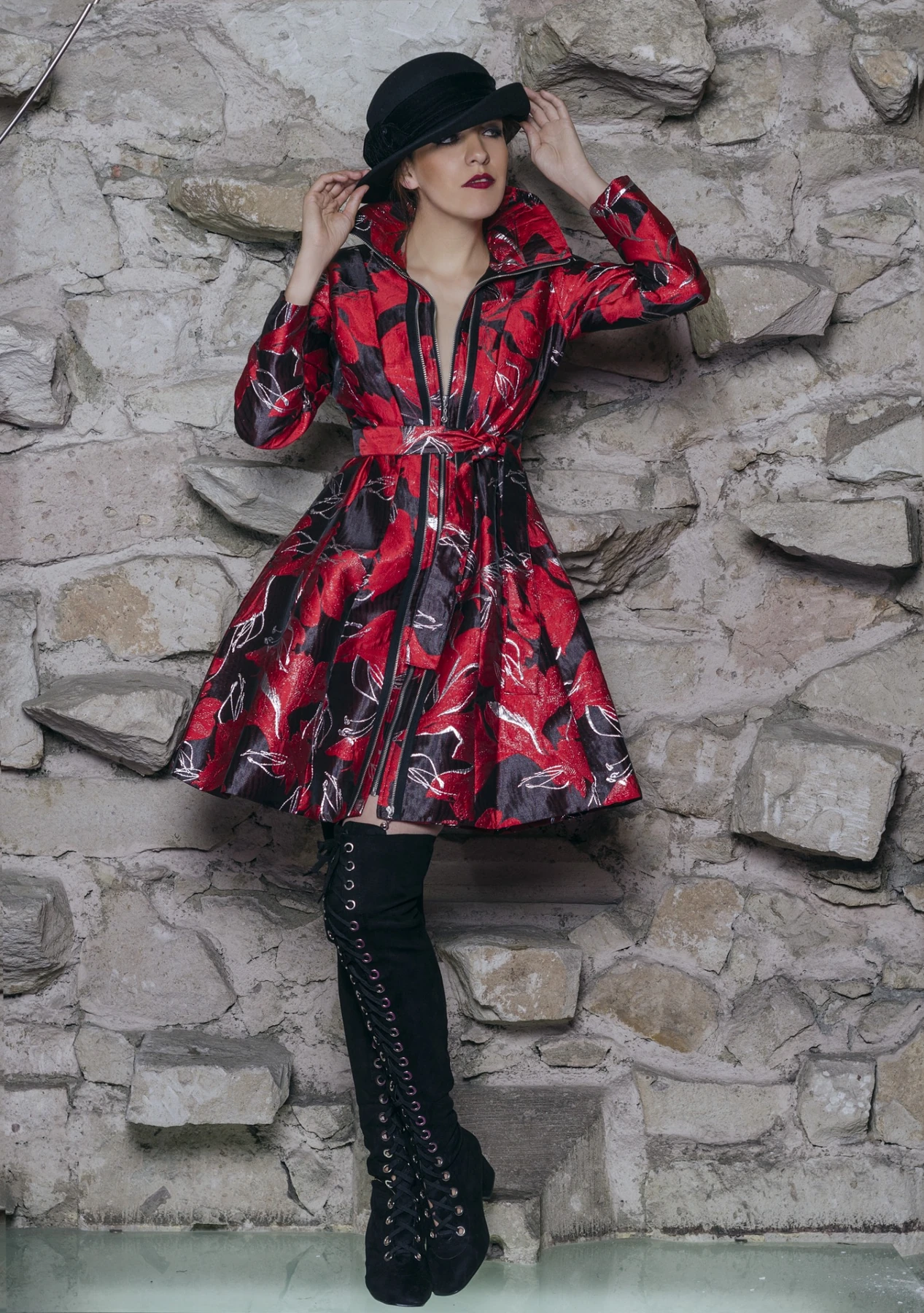 Editorial de moda en locación