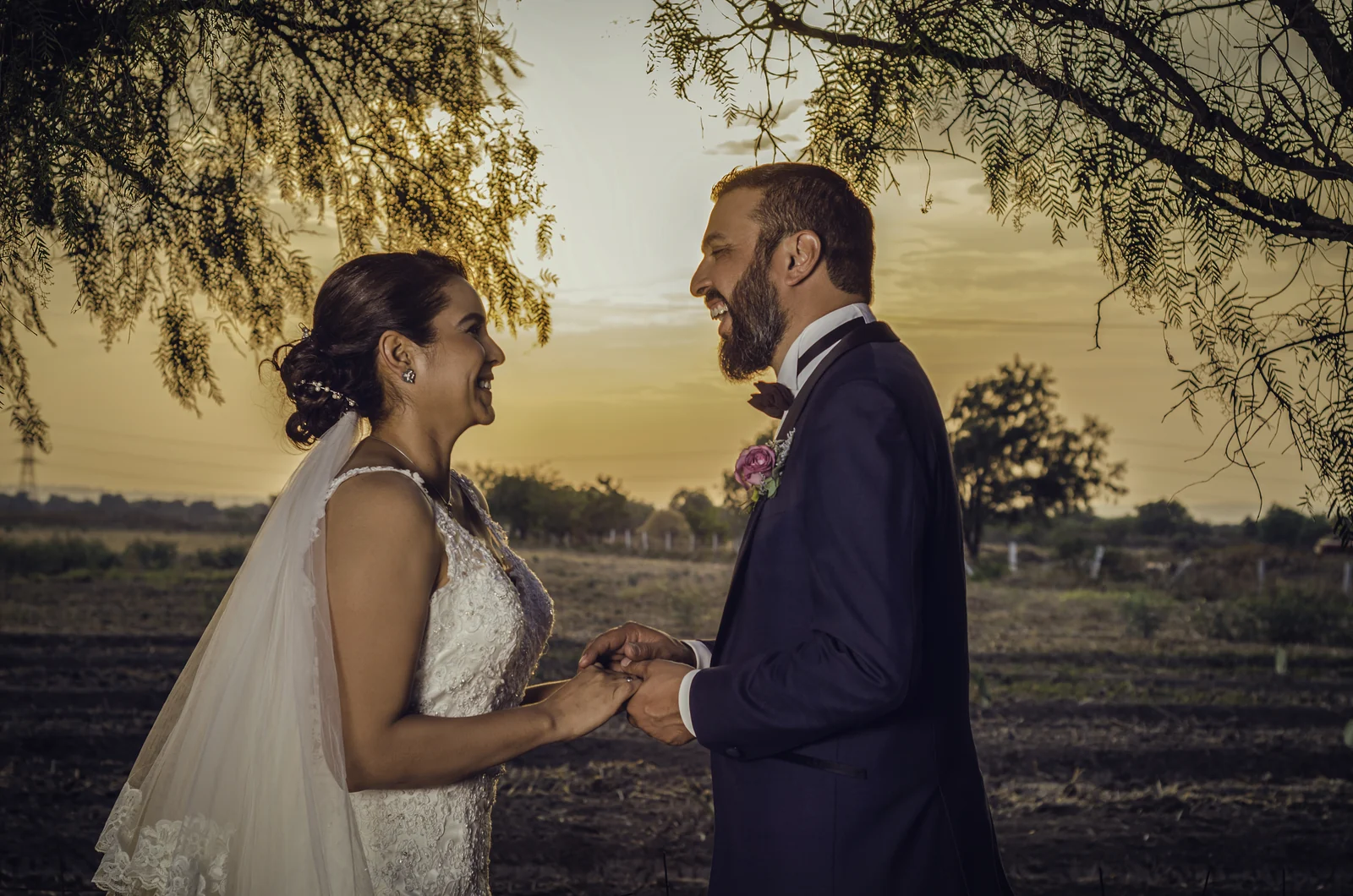 Boda al atardecer