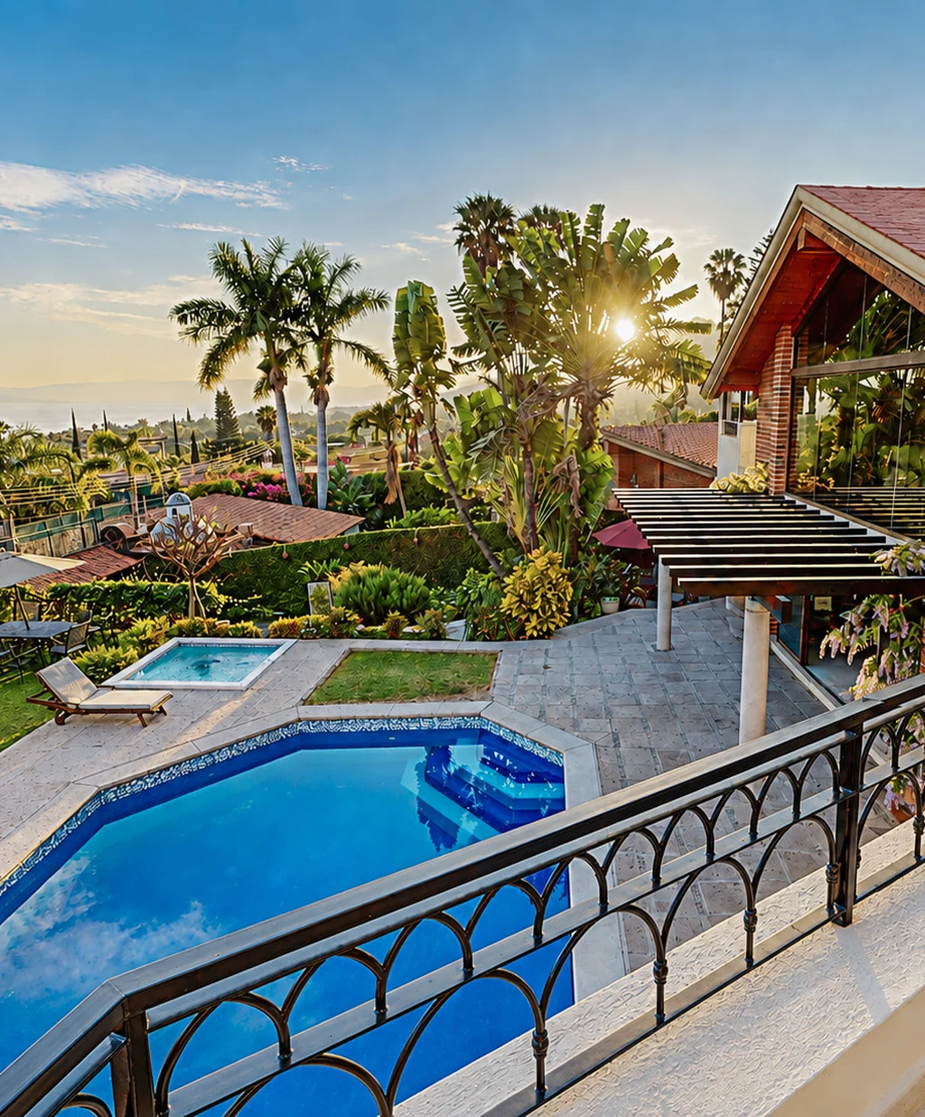 Propiedad de hospitalidad con alberca, jardines y vista